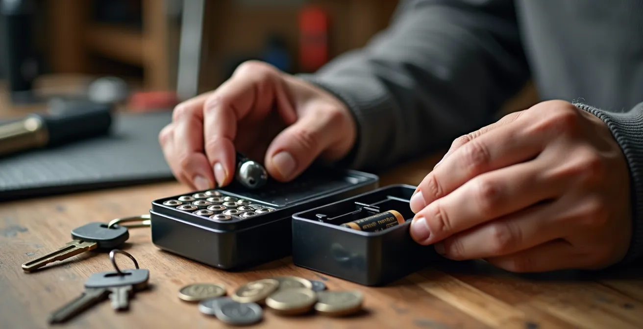 Transportbox für E-Zigaretten Akkus mit Sicherheitsdemonstration