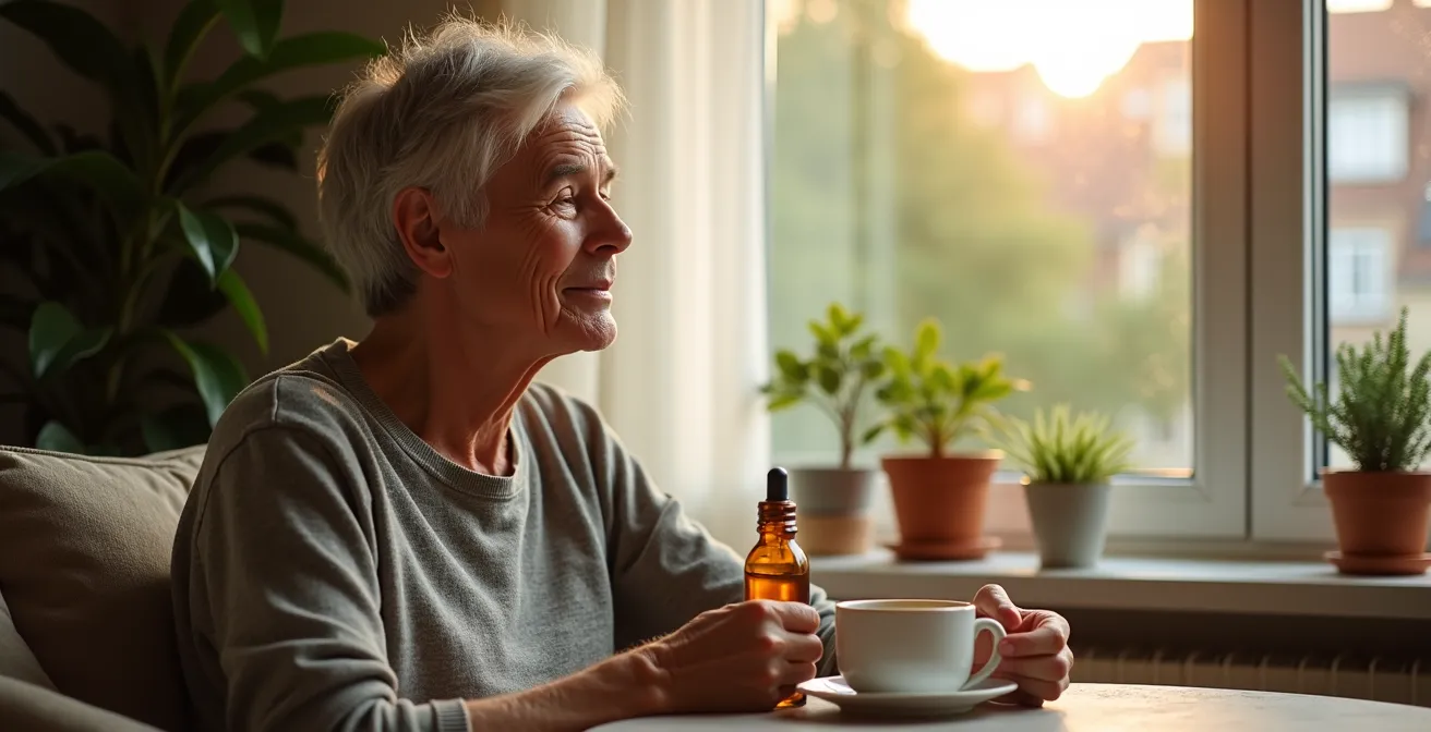 Symbolische Darstellung eines rauchfreien Alltags mit CBD-Unterstützung
