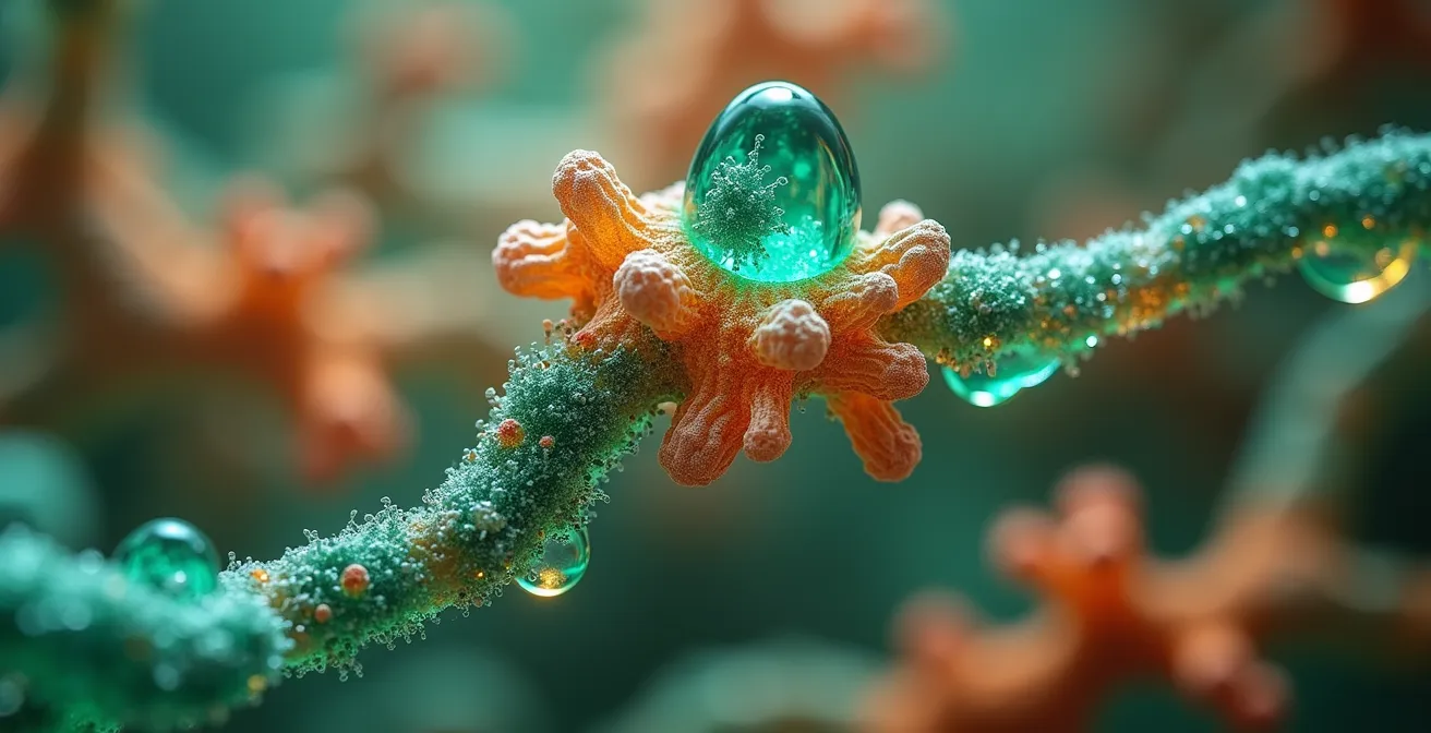 CBD-Moleküle interagieren mit Gehirnrezeptoren im Makrobereich