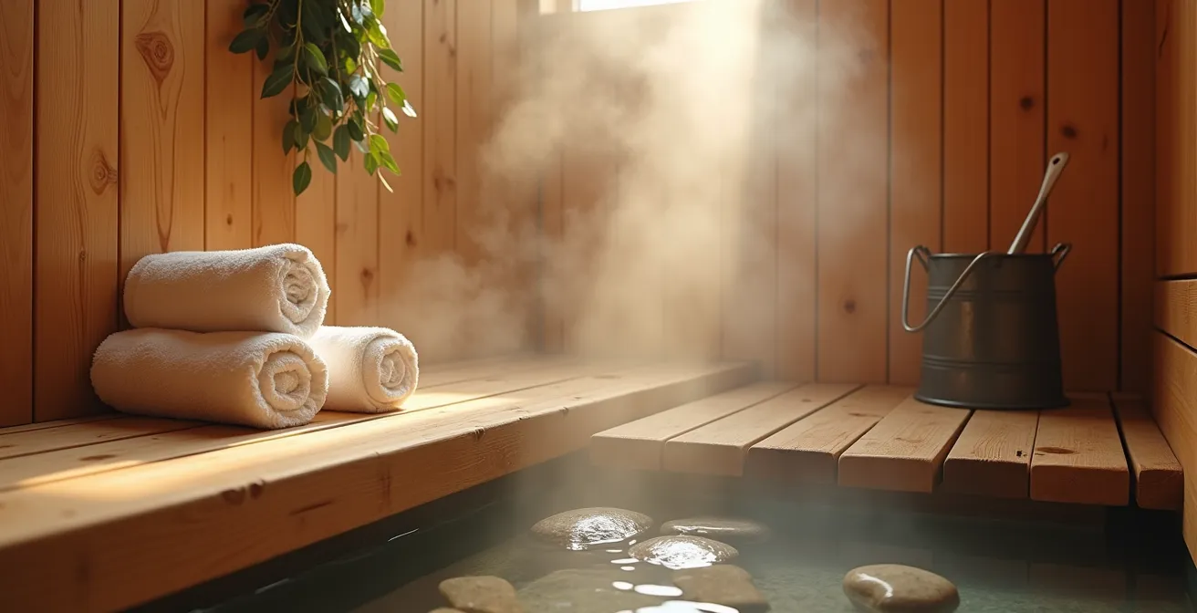 Deutsche Wellness-Tradition mit Sauna und Kneipp-Anwendungen zur Entgiftung